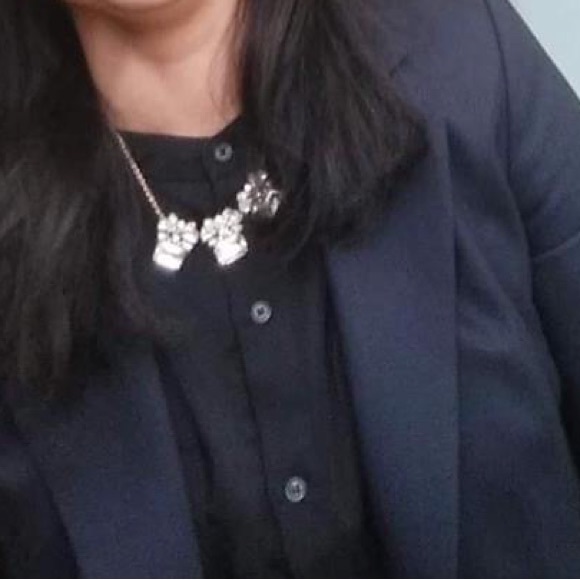 Classiques Entier Navy Slate Gray Blazer (size 8p) - Picture 10 of 10